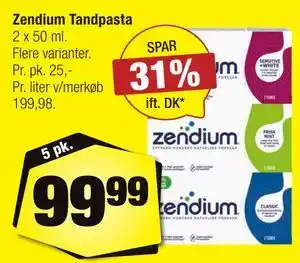 Calle Zendium Tandpasta tilbud