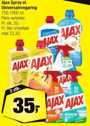 Calle Ajax Spray el. Universalrengøring tilbud