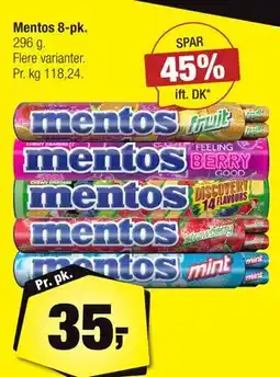Calle Mentos 8-pk tilbud