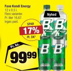 Calle Faxe Kondi Energy tilbud