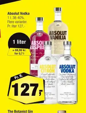 Calle Absolut Vodka tilbud