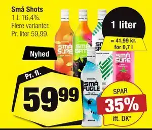 Calle Små Shots tilbud