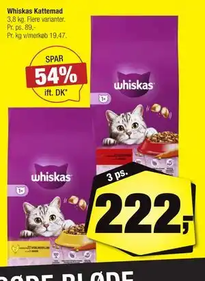 Calle Whiskas Kattemad tilbud