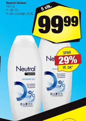 Calle Neutral Shower tilbud