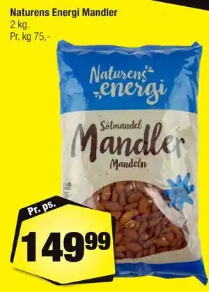 Calle Naturens Energi Mandler tilbud