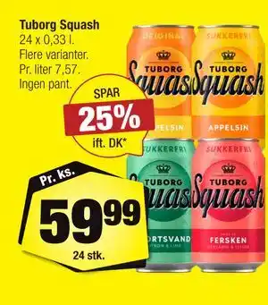 Calle Tuborg Squash tilbud