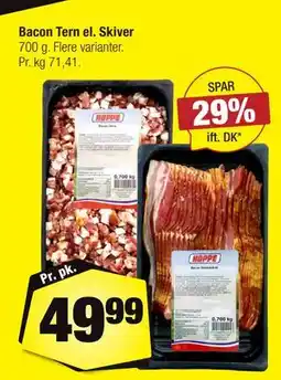 Calle Bacon Tern el. Skiver tilbud