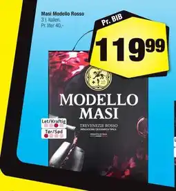 Calle Masi Modello Rosso tilbud