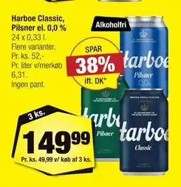 Calle Harboe Classic, Pilsner el. 0,0 % tilbud