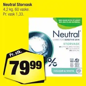 Calle Neutral Storvask tilbud