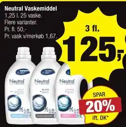 Calle Neutral Vaskemiddel tilbud