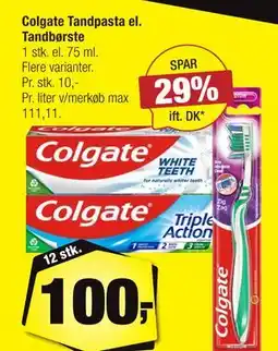 Calle Colgate Tandpasta el. Tandbørste tilbud