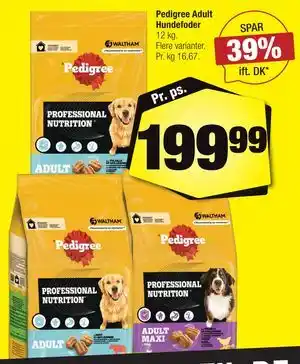 Calle Pedigree Adult Hundefoder tilbud