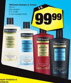 Calle TRESemmé Shampoo el. Balsam tilbud