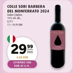 Scandinavian Park Colle Sori Barbera del monferrato 2024 tilbud