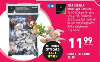 Citti STAR CULINAR Black Tiger Garnelen tilbud