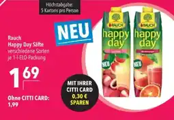 Citti Rauch Happy Day Säfte tilbud