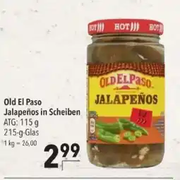 Citti Old El Paso Jalapeños in Scheiben tilbud