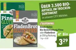 Citti Bauck Mühle Bio Backmischung Pinsa oder Fladenbrot tilbud