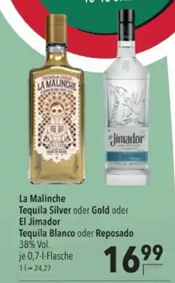 Citti La Malinche Tequila Silver oder Gold oder El Jimador Tequila Blanco oder Reposado tilbud