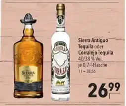 Citti Sierra Antiguo Tequila oder Corralejo Tequila tilbud