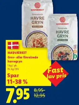 Lidl MADVÆRKET Havregryn tilbud