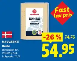 Lidl Danbo (ekstra lagret) tilbud