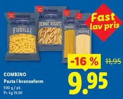 Lidl Pasta i bronzeform tilbud