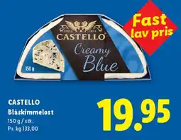 Lidl Castello Creamy Blue tilbud
