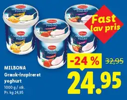 Lidl Græsk-inspireret yoghurt tilbud