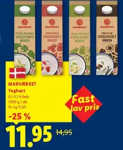 Lidl Yoghurt tilbud