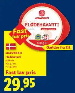 Lidl Madværket Flødehavarti tilbud