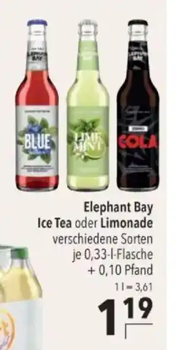 Citti Elephant Bay Ice Tea oder Limonade tilbud