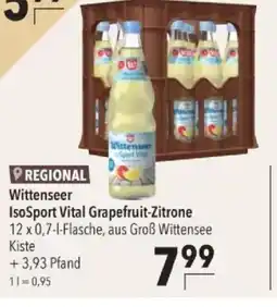Citti Wittenseer IsoSport Vital Grapefruit-Zitrone tilbud