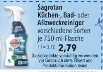 Citti Sagrotan Küchen-, Bad- oder Allzweckreiniger tilbud