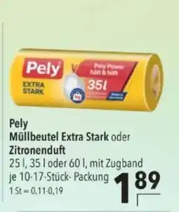 Citti Pely Müllbeutel Extra Stark oder Zitronenduft tilbud