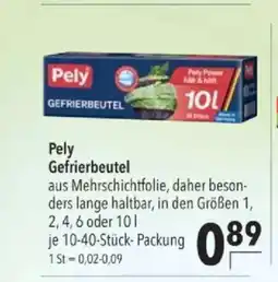 Citti Pely Gefrierbeutel tilbud
