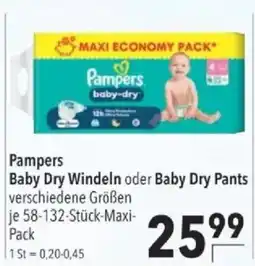 Citti Pampers Baby Dry Windeln oder Baby Dry Pants tilbud