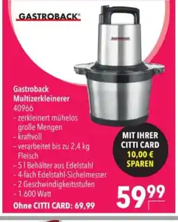 Citti Gastroback Multizerkleinerer tilbud