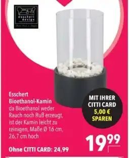 Citti Esschert Bioethanol-Kamin tilbud