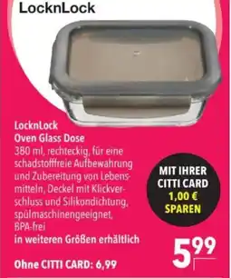 Citti LocknLock Oven Glass Dose tilbud