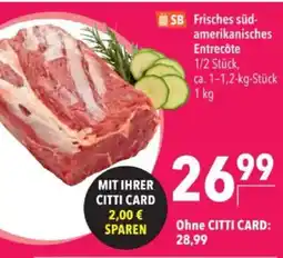 Citti Frisches süd- amerikanisches Entrecôte tilbud