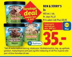 Lidl BEN & JERRY'S Is tilbud