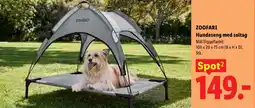 Lidl ZOOFARI Hundeseng med soltag tilbud