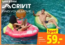 Lidl CRIVIT Luftmadras tilbud