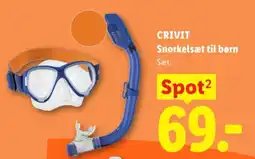 Lidl CRIVIT Snorkelsæt til børn tilbud