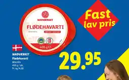 Lidl MADVÆRKET Flødehavarti tilbud