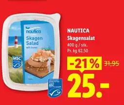 Lidl NAUTICA Skagensalat tilbud