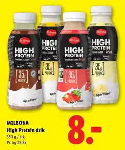 Lidl MILBONA High Protein drik tilbud