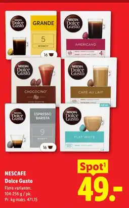 Lidl NESCAFE Dolce Gusto tilbud